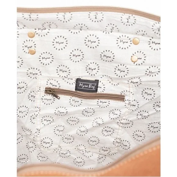 New Myra Bag upcycled Rug Canvas Leather Weekender Travel XL extra large gift - Picture 6 of 7